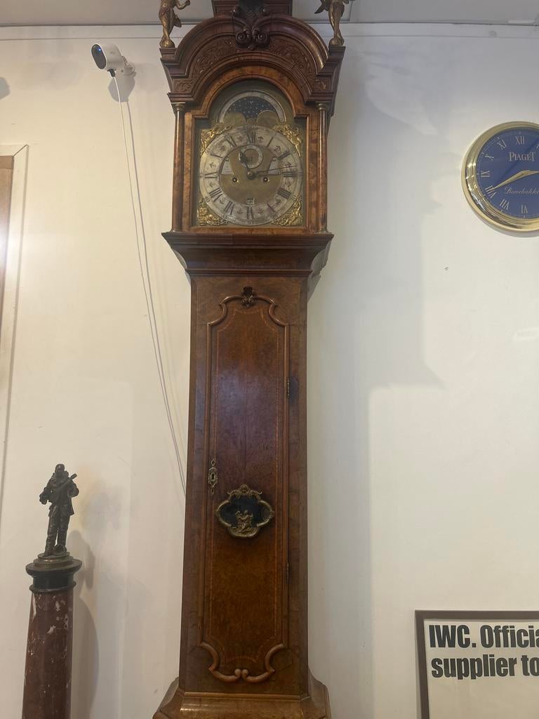 Amsterdams staandhorloge, gesigneerd Roger Dunster, ca. 1760, Antiek en Kunst, Antiek | Klokken, Ophalen of Verzenden