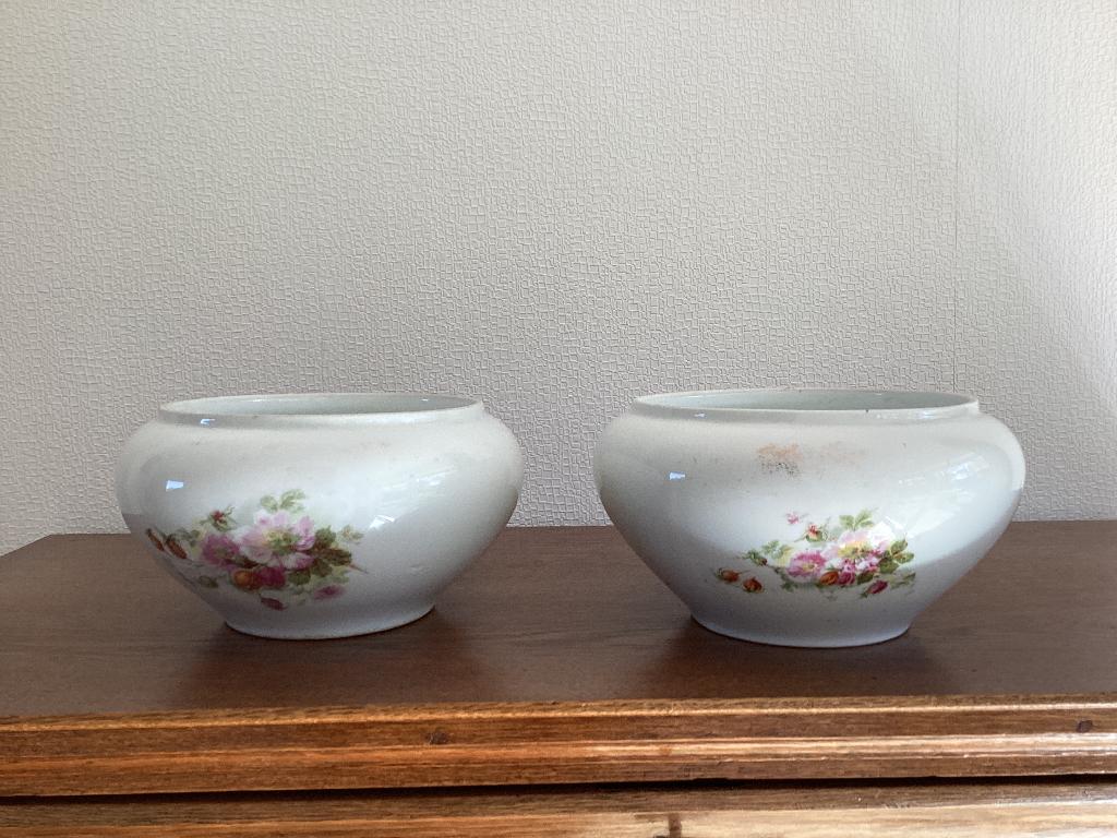 Twee kabinet kommen, Antiek en Kunst, Ophalen