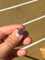 Ring goud amethist, Ophalen of Verzenden, Met edelsteen, Dame, Goud