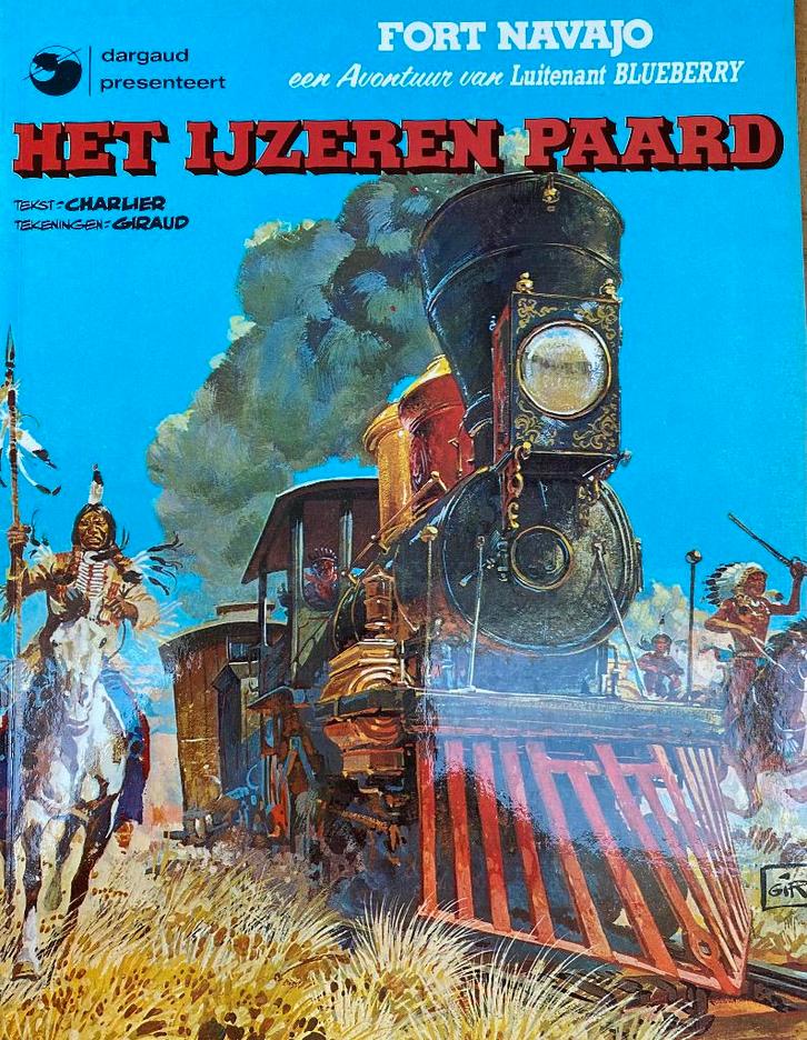 STRIPBOEK FORT NAVAJO, 50JR OUD IJZERENPAARD LUITELANT BLEUB, Boeken, Stripboeken, Zo goed als nieuw, Meerdere stripboeken, Ophalen of Verzenden