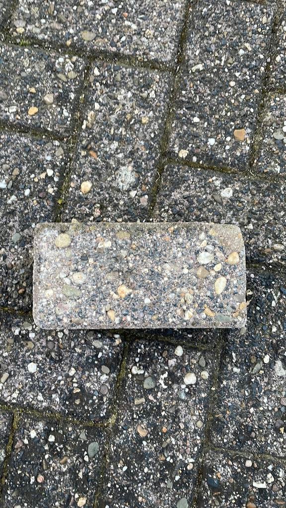 Gezocht gratis klinkers heide paars 200-300 stuk, Tuin en Terras, Tegels en Klinkers, Ophalen, Gebruikt, Beton, Klinkers