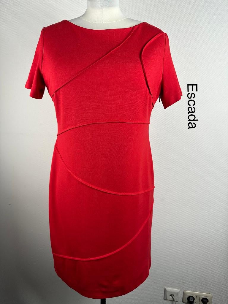 Escada Jurk  (mt: 44) 20,4/9477, Kleding | Dames, Escada, Blauw, Maat 42/44 (L), Escada