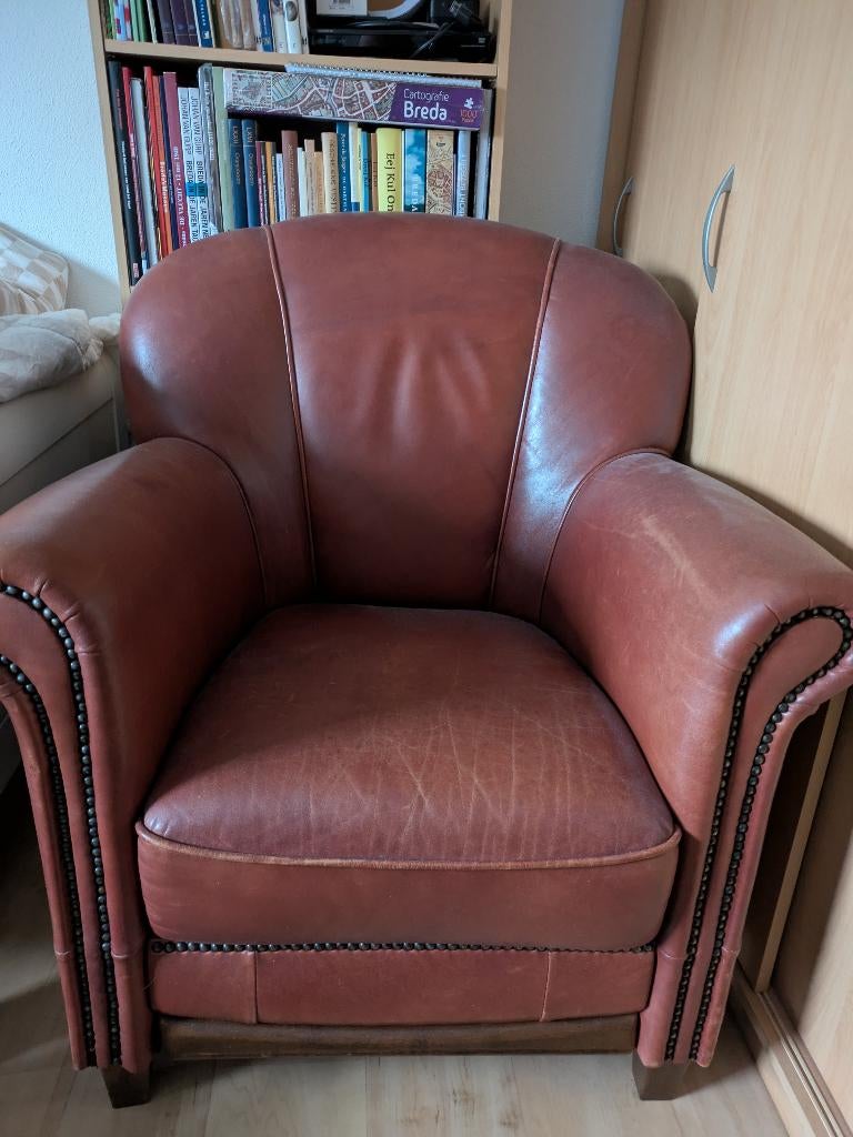 clubfauteuil, Ophalen, Gebruikt, 75 tot 100 cm, Clubfauteuil