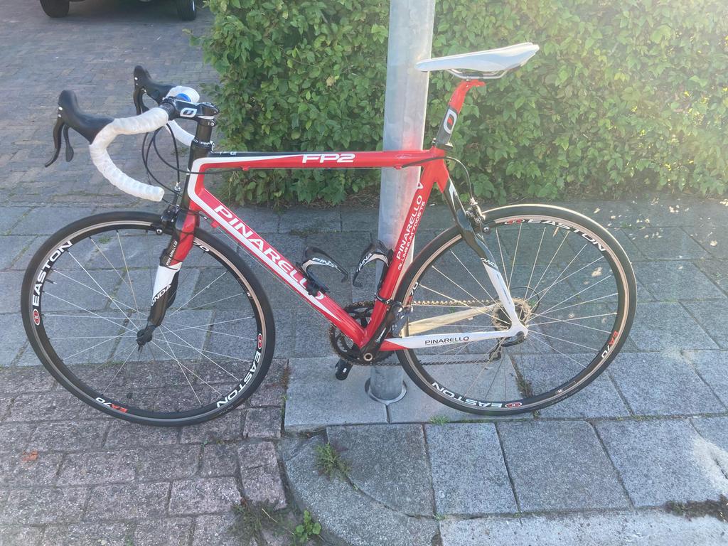 Pinarello FP2 Racefiets - Aluminium/Carbon (frame 60), Fietsen en Brommers, Fietsen | Racefietsen, 28 inch, Gebruikt, Aluminium