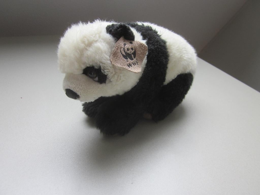WWF wit zwart superzacht pluche Panda beer knuffel, Overige merken, Overige karakters, Beer, Ophalen of Verzenden