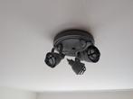 Betonlook plafondlamp met 3 spots –  3 stuks beschikbaar, Huis en Inrichting, Lampen | Plafondlampen, Ophalen of Verzenden, Gebruikt