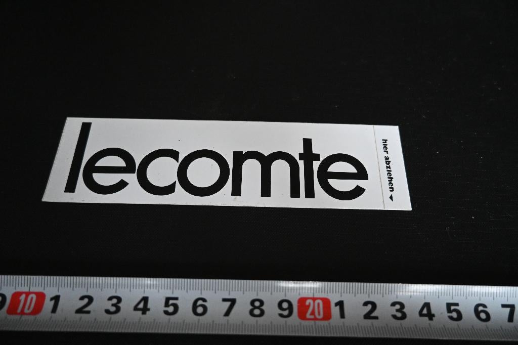 sticker lecomte, Verzamelen, Stickers, Zo goed als nieuw, Ophalen