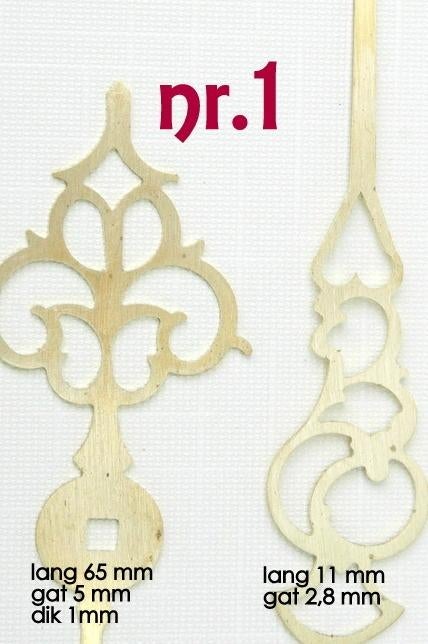 Div. nieuwe Comtoise klok wijzers., Ophalen of Verzenden