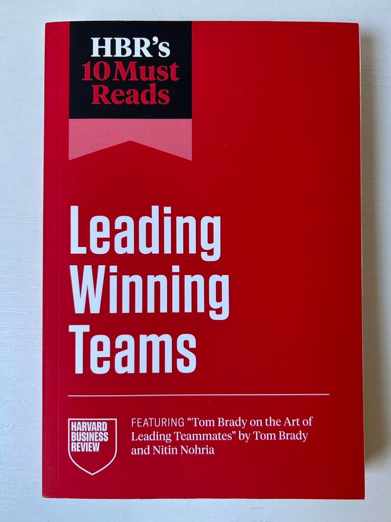 Leading Winning Teams Harvard Business Review, Ophalen of Verzenden, Gelezen