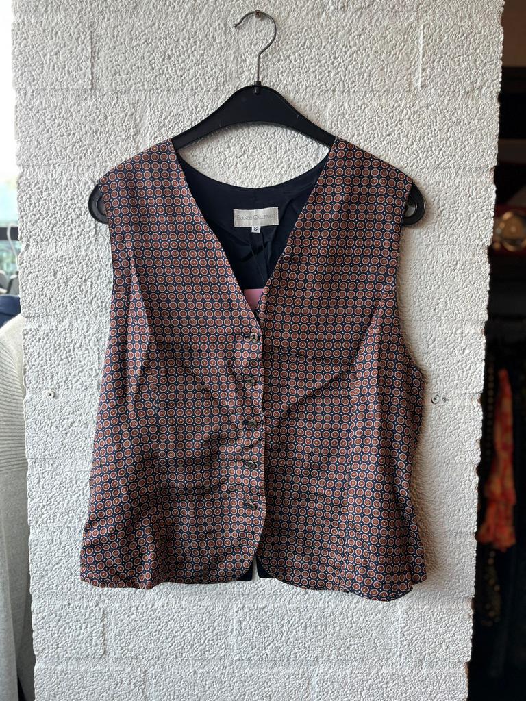 Franco callegari gilet vintage maat S dames, Ophalen of Verzenden, Zo goed als nieuw, Maat 36 (S)