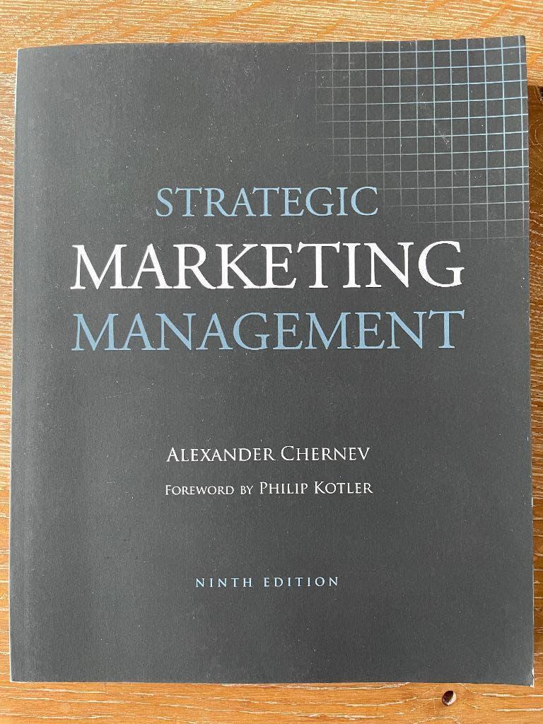 Strategis Marketing Management, Boeken, Zo goed als nieuw, Alexander Chernev, Beta, HBO