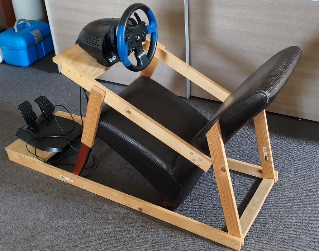 Racestoel + stuur + pedalen voor PlayStation & PC, Ophalen, Gebruikt, Playseat of Racestoel, PlayStation 5