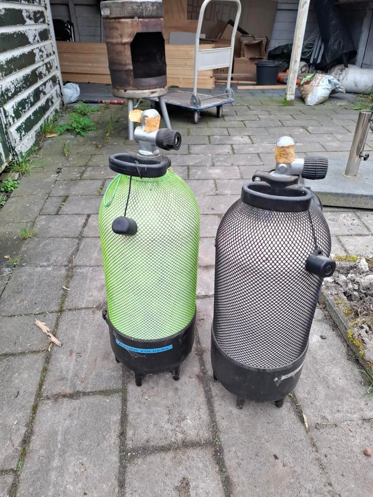 Duikfles, Ophalen, Duikfles