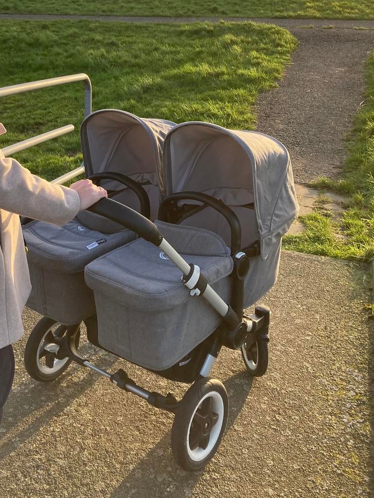 Bugaboo Donkey 2 Duo Tweeling kinderwagen, Kinderen en Baby's, Kinderwagens en Combinaties, Ophalen, Bugaboo, Zo goed als nieuw