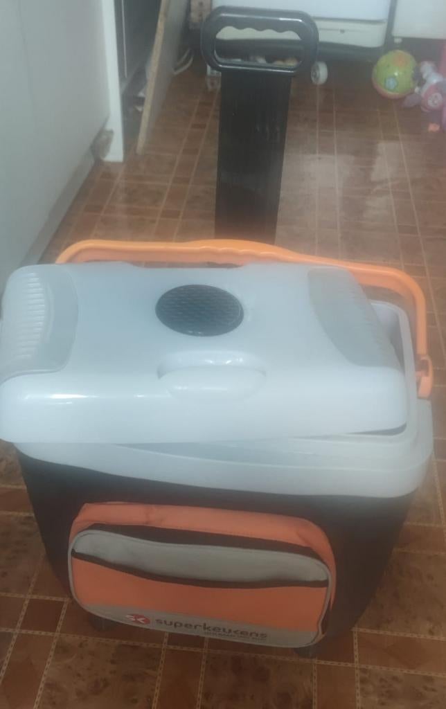 Elektrische Koelbox met Wieltjes - Ideaal voor Onderweg, Caravans en Kamperen, Koelboxen, Elektrisch, Ophalen