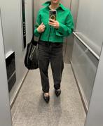 Marc O’Polo cotton green boxy jacket size 38, Kleding | Dames, Ophalen of Verzenden, Zo goed als nieuw, Maat 38/40 (M), Groen