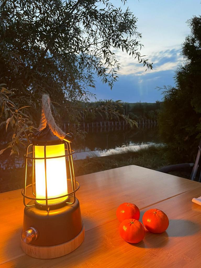 Obelink Colorado Bamboo lantaarn, Caravans en Kamperen, Ophalen, Nieuw