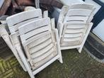 4 tuinstoelen, Tuin en Terras, Tuinstoelen, Ophalen of Verzenden, Gebruikt, Kunststof