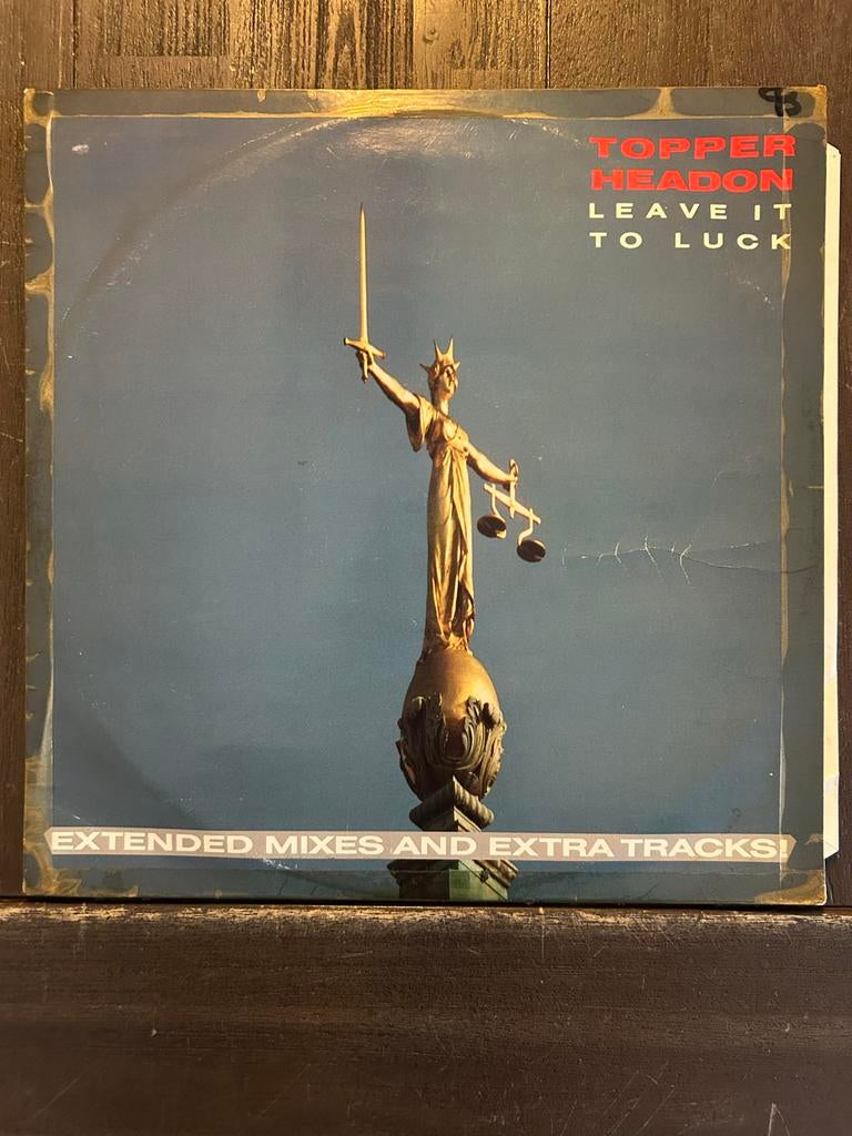 Topper Headon - Leave It To Luck (Extended Mixes), Cd's en Dvd's, Vinyl Singles, Gebruikt, Maxi-single, R&B en Soul, 12 inch, Ophalen of Verzenden
