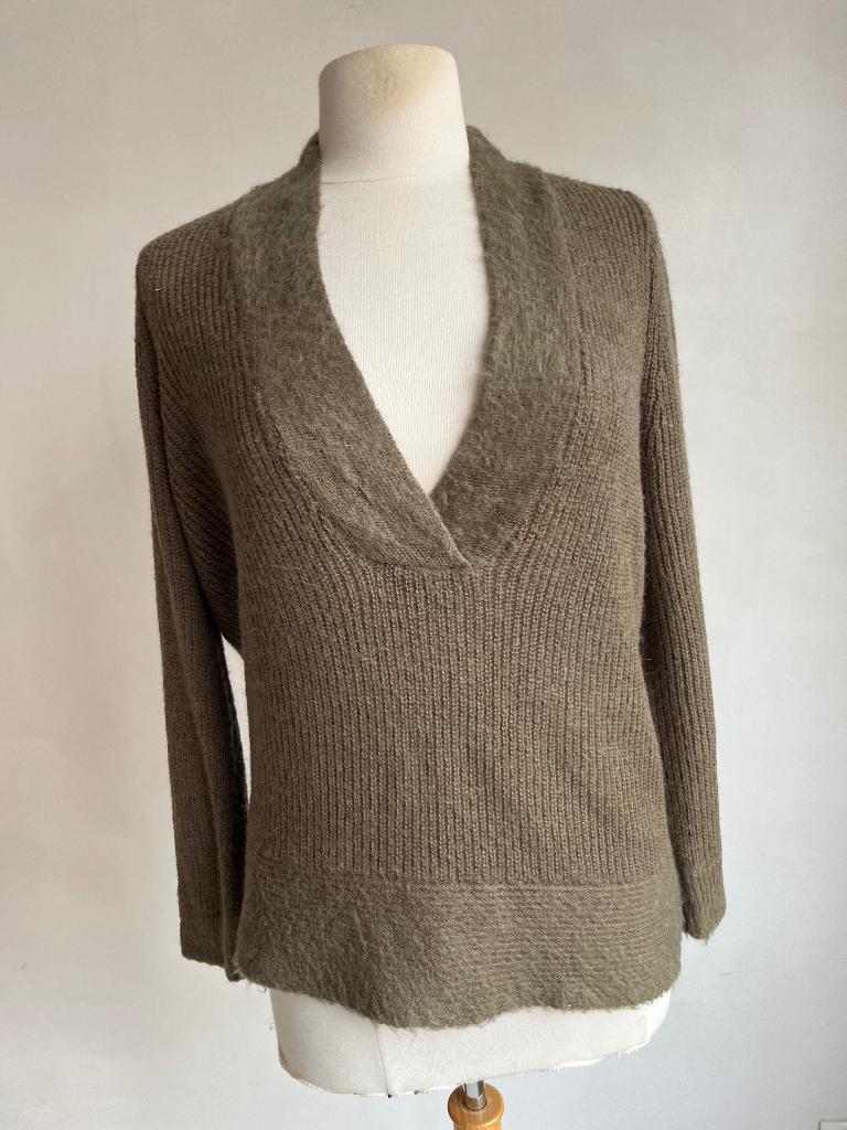 munthe trui maat 36 khaki, Kleding | Dames, Verzenden, Zo goed als nieuw, Maat 36 (S), Munthe