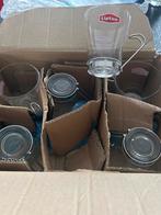 Set van 6 Lipton theeglazen met houder, Ophalen, Zo goed als nieuw