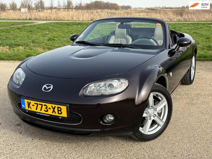 Mazda MX-5 1.8 Exclusive/Acc/Leder/Stoelverwarming, Auto's, Mazda, Bedrijf, Te koop, MX-5, ABS, Airbags, Airconditioning, Centrale vergrendeling