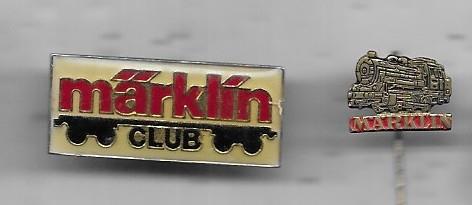 MARKLIN TREINEN GERELATEERD 2 STUKS, Verzamelen, Speldjes, Pins en Buttons, Ophalen of Verzenden, Gebruikt, Transport, Speldje of Pin