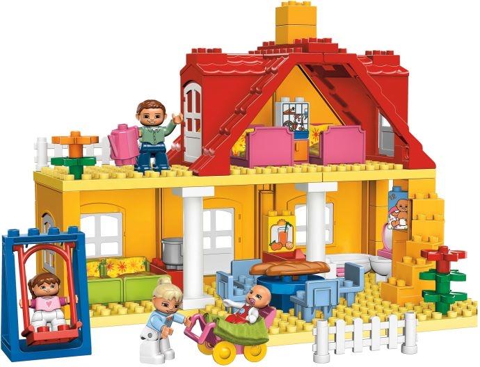 LEGO Duplo Woonhuis 5639 (71st) zgan compleet, Kinderen en Baby's, Speelgoed | Duplo en Lego, Ophalen, Zo goed als nieuw, Complete set