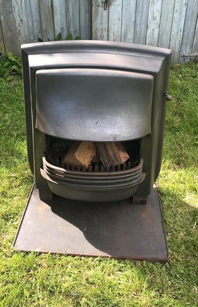 Houtkachel Etna model 90, Huis en Inrichting, Kachels, Gebruikt, Vrijstaand, Houtkachel, Hout, Ophalen