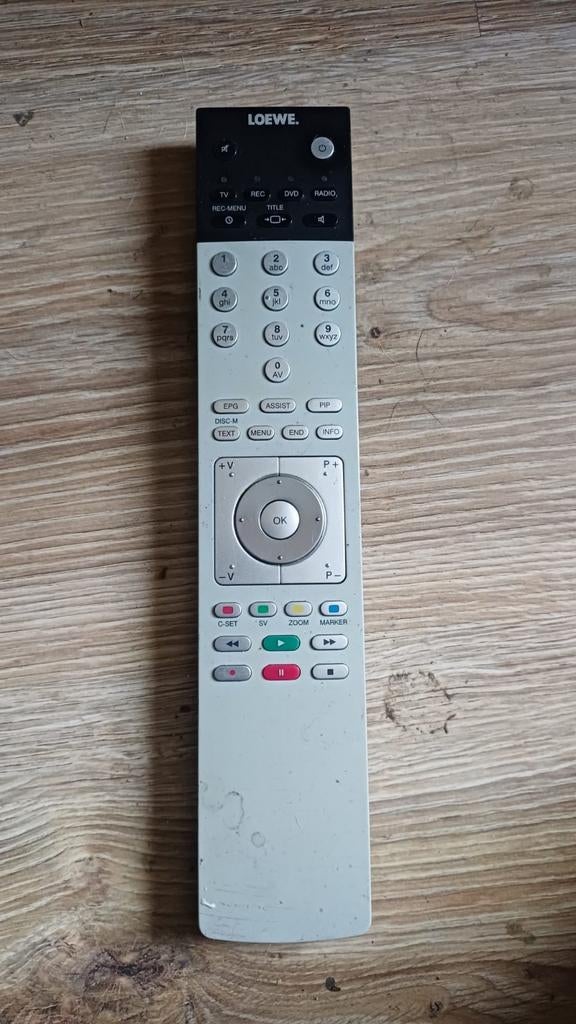 Loewe afstandsbediening - Origineel en gebruikt, Ophalen of Verzenden, Gebruikt, Origineel, Tv