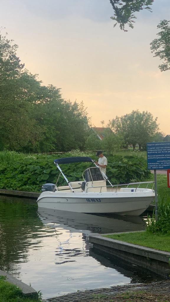 Saver 540 open met yamaha f90 4t, Watersport en Boten, Vis- en Consoleboten, Zo goed als nieuw, Ophalen, 70 pk of meer, 3 tot 6 meter