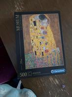 Gustav Klimt De Kus 500 stukjes puzzel Clementoni, Ophalen, 500 t/m 1500 stukjes, Zo goed als nieuw, Legpuzzel