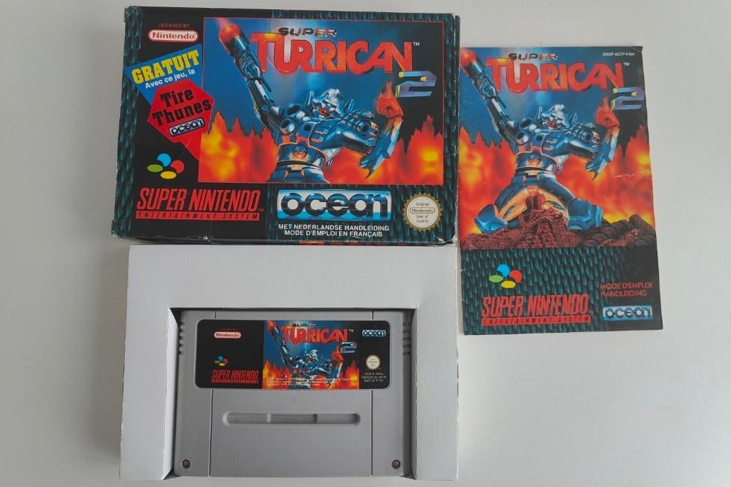 Super Turrican 2 SNES SUPER NINTENDO FAH Compleet, Nintendo, 1 speler, Ophalen of Verzenden, Vanaf 3 jaar