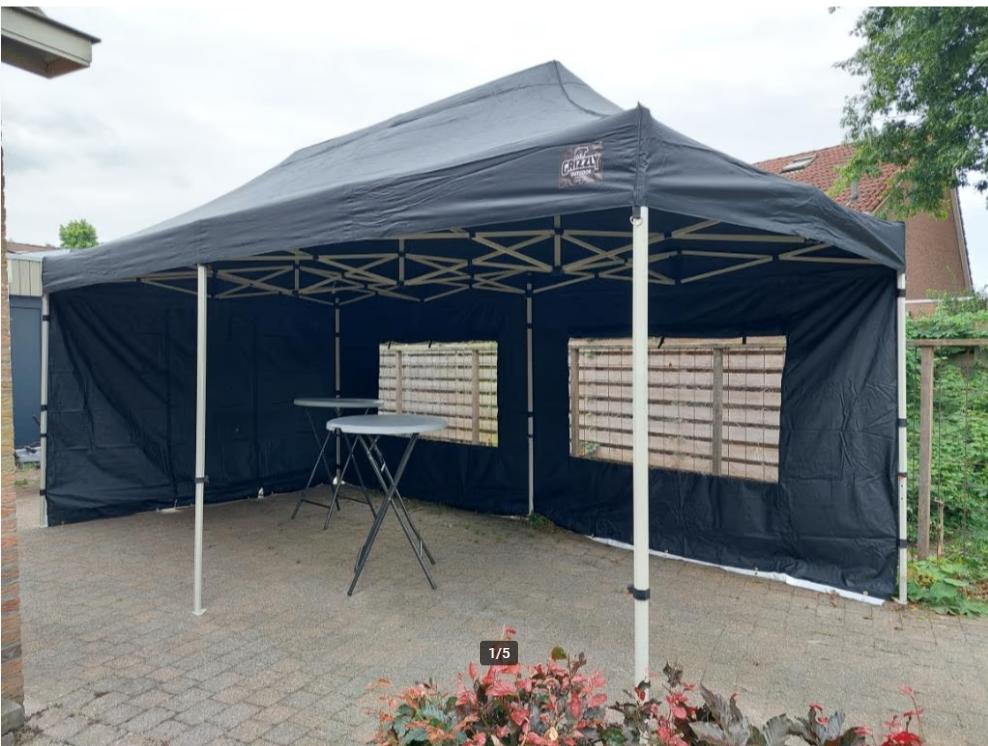 Professionele 3x6 partytent huren - €65 per weekend, Ophalen, Opvouwbaar, Info@kampera.nl, Partytent