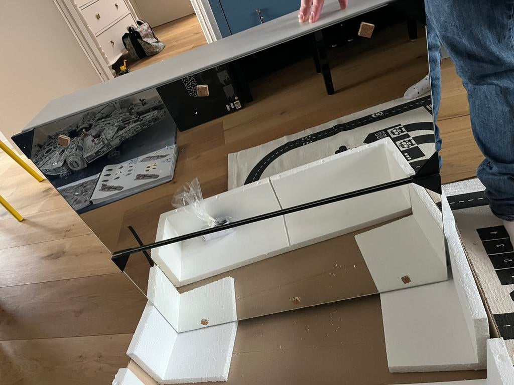 Spiegelkast licht grijs 70x72x13, Ophalen, Spiegelkast, Nieuw, 50 tot 100 cm