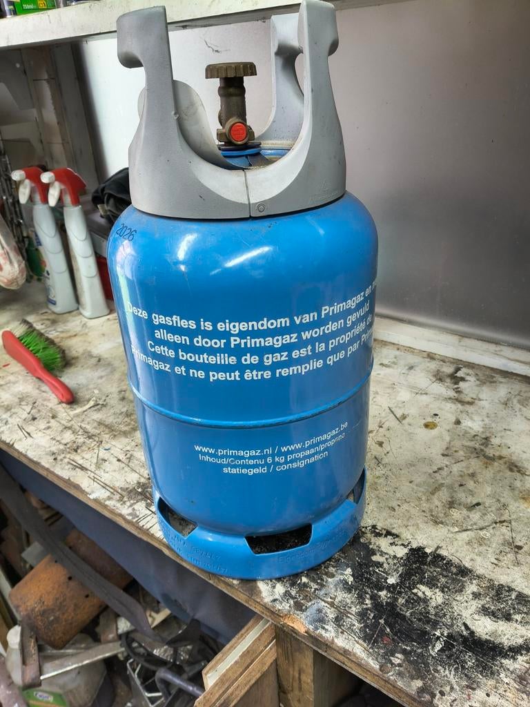Campinggasfles met statiegeld van 25 euro, Ophalen