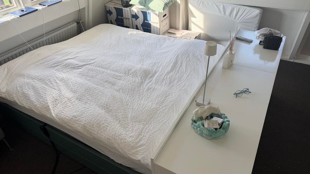 2-persoons electrisch verstelbaar bed 180x200 cm, Huis en Inrichting, Slaapkamer | Complete slaapkamers, Ophalen, Gebruikt, Tweepersoons