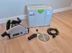 Festool TS 55 REBQ invalzaag met systainer, Invalzaag, Ophalen of Verzenden, Zo goed als nieuw, 30 tot 70 mm
