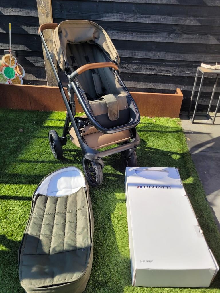 Dubatti One E4 kinderwagen groen, Ophalen, Gebruikt, Overige merken