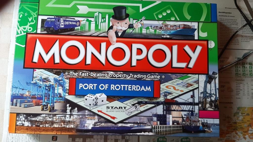 bordspel inhoud seal Monopoly Haven van Rotterdam Monopolie, Vijf spelers of meer, Ophalen of Verzenden, Nieuw, Monopoly