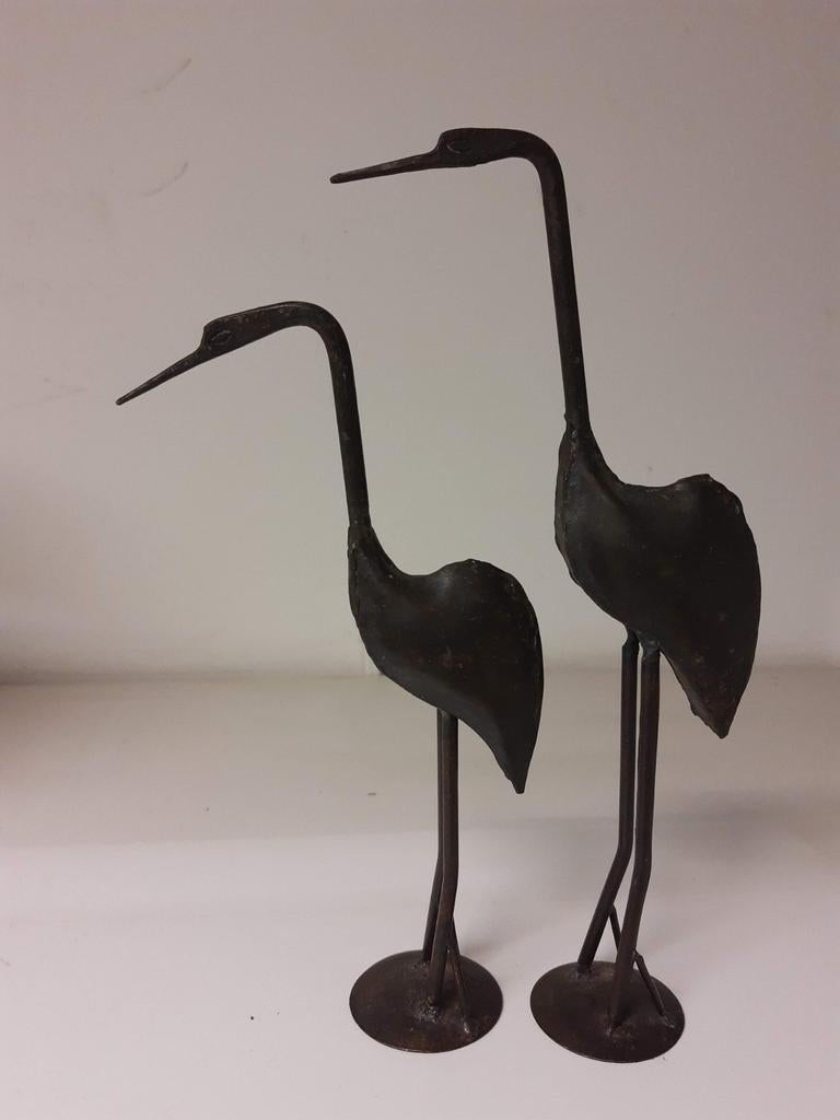 Bronzen Reiger / Flamingo beelden, Ophalen of Verzenden