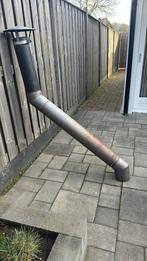 Kachelpijp 150 mm met kap - Gebruikt, Ophalen of Verzenden, Gebruikt, Vrijstaande haard, Overige soorten
