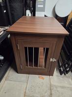 Hondenbench, bruin hout., Dieren en Toebehoren, Ophalen, Gebruikt