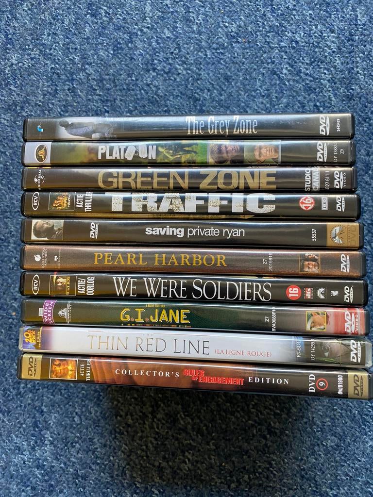 De beste oorlogfilms 10 stuks, Cd's en Dvd's, Alle leeftijden, Ophalen, Zo goed als nieuw