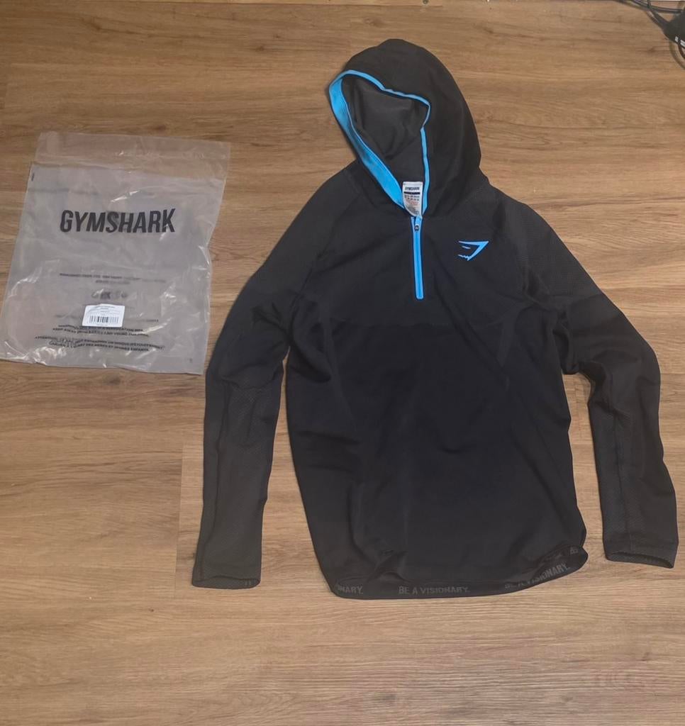 Gymshark Onyx V5 hoodie blauw maat L, Maat 52/54 (L), Nieuw, Ophalen of Verzenden, Gymshark