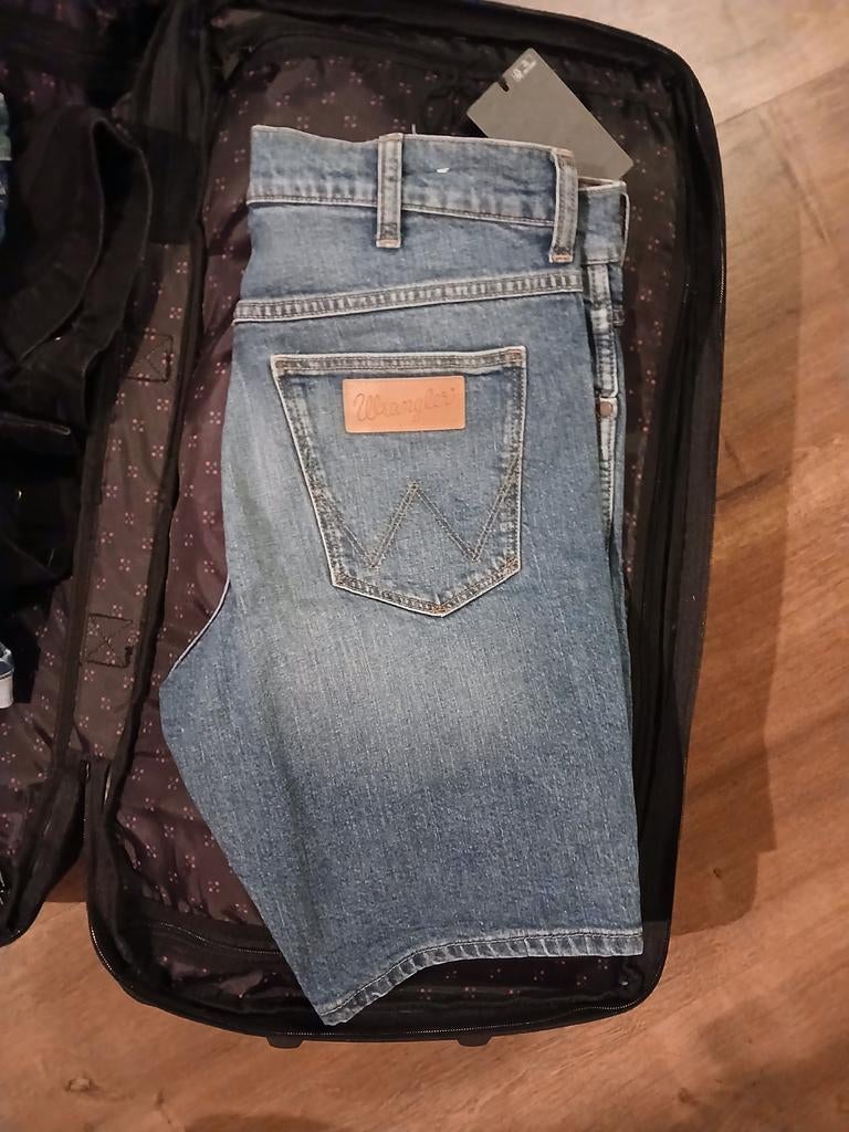 Wrangler korte broek maat 29, Blauw, Wrangler, Nieuw, W32 (confectie 46) of kleiner