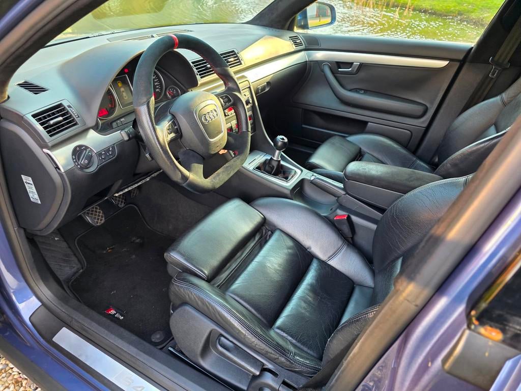 Audi A4 Avant 3.2 FSI quattro Pro Line, Auto's, Audi, Blauw, A4, Origineel Nederlands, Handgeschakeld