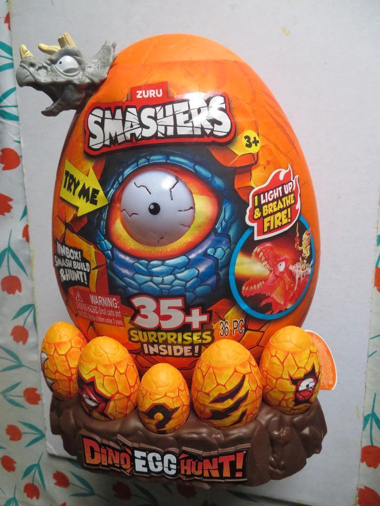ZURU SMASSHERS - DINO EGG HUNT!-GIGANOTOSAURUS 35+ SURPRISES, Ophalen of Verzenden, Nieuw, Jongen