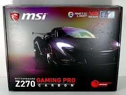 MSI Z270 Gaming Pro Carbon – ATX Moederbord, Computers en Software, Moederborden, Ophalen of Verzenden, Zo goed als nieuw, Overige typen