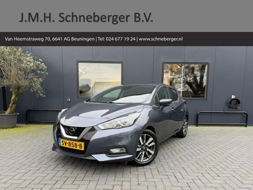 Nissan MICRA 0.9 IG-T N-Connecta / Cruisecontrol / Navi / Ca, Auto's, Voorwielaandrijving, 898 cc, 525 kg, Met garantie (alle)